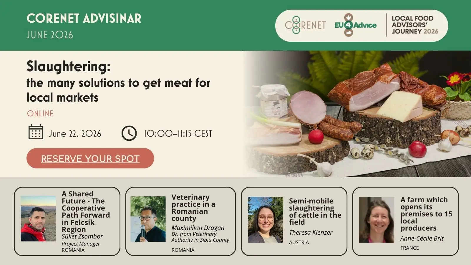 corenet - Advisinar: Slaughtering – the many solutions to get meat for local markets (June 2026)